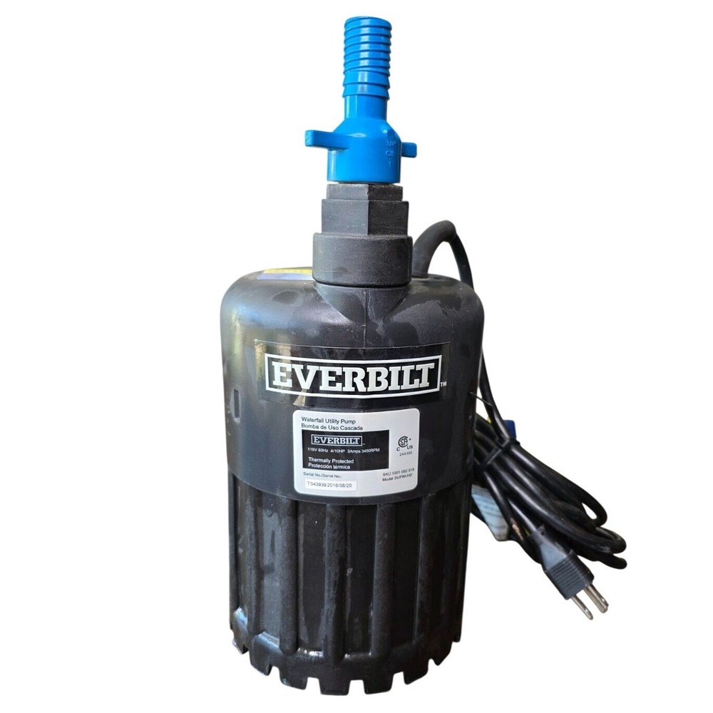 Everbilt‎ 1/2 HP Waterfall Submersible Utility Pump SUP80-HD